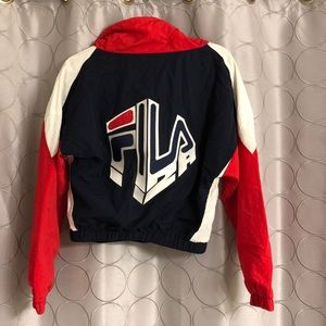 Size Small Fila Cropped windbreaker